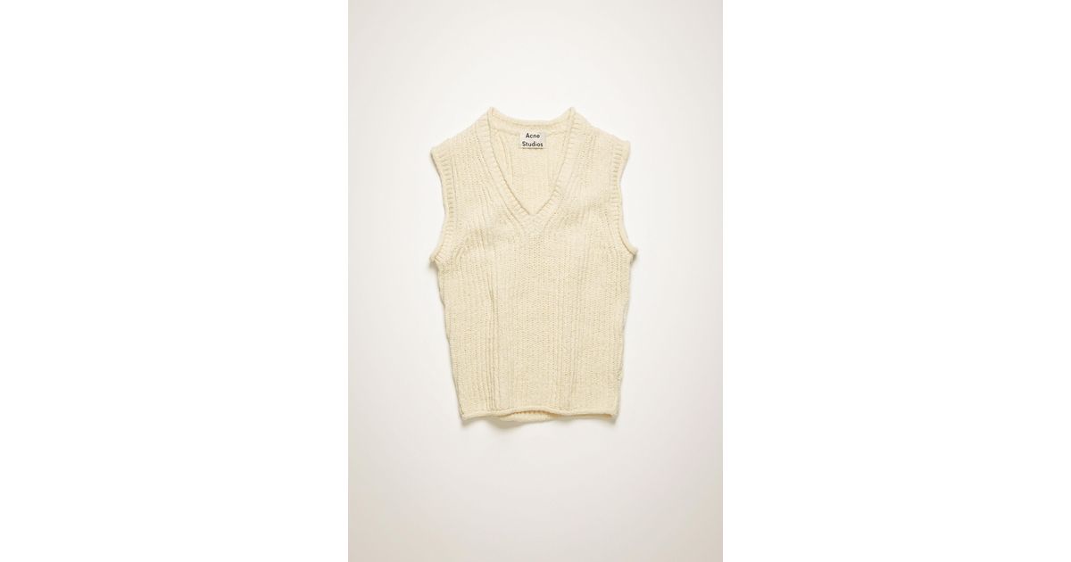 rib knit vest