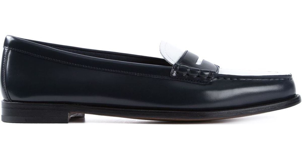 Church's Two-Tone Penny Loafers in Blue | Lyst