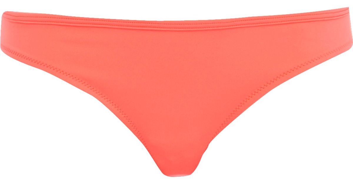 coral bikini bottoms