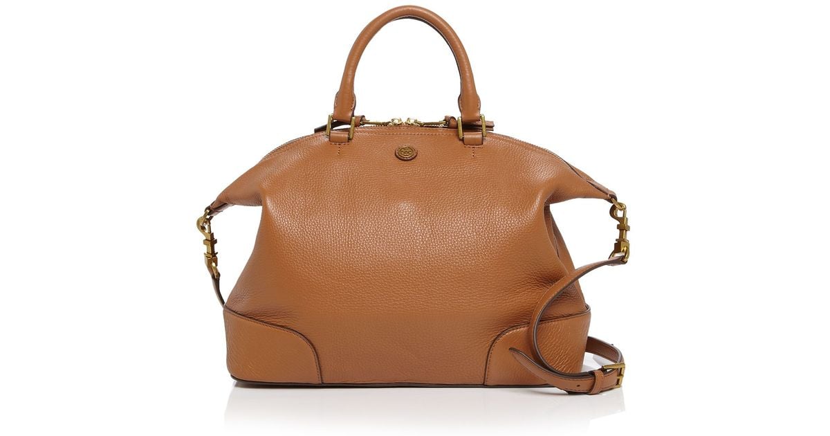 tory burch mcgraw slouchy leather satchel