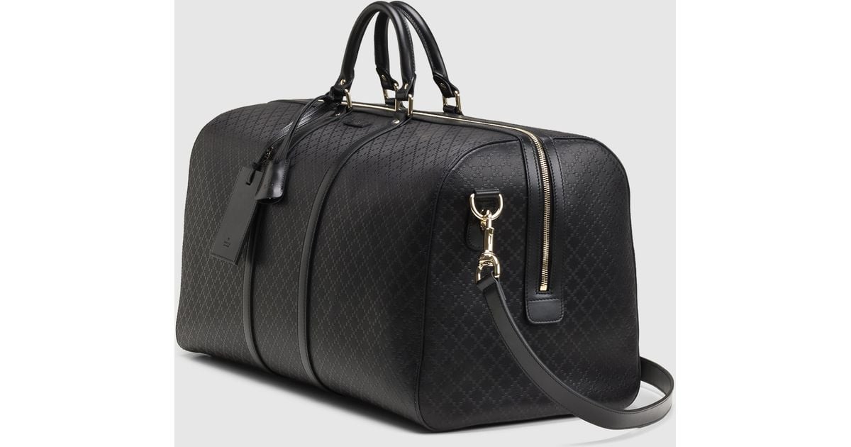 gucci leather travel bag