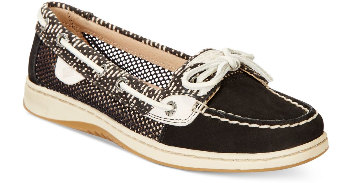 Sperry Womens Angelfish Leather Closed Toe Boat Shoes