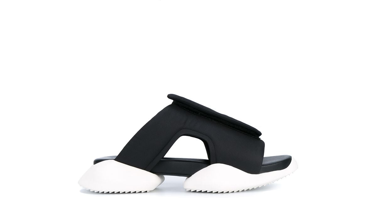 Rick Owens Clog Sandals in Black for | Lyst