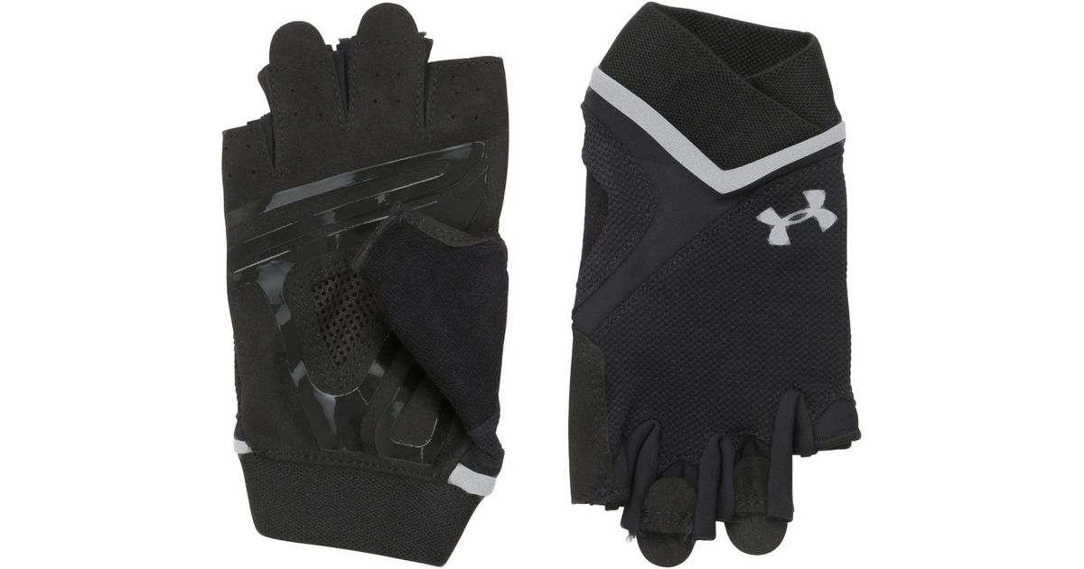 Under Armour Men s Ua Flux Half finger Training Gloves in Black