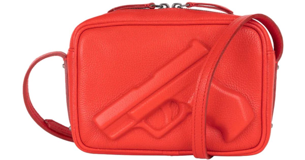 Vlieger & Vandam Camera Bag Gun 14901lipstickred Lyst