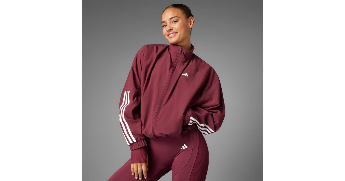 【Adidas コリア】 Hyperglam Oversized Windbreaker adidas Hyperglam Oversized Windbreaker - Blue | adidas UK