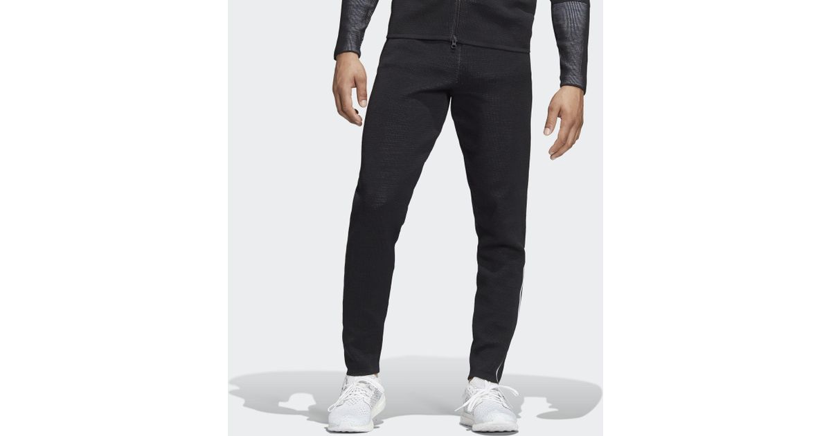 Adidas Synthetic Z N E Parley Primeknit Pants In Black For Men Lyst