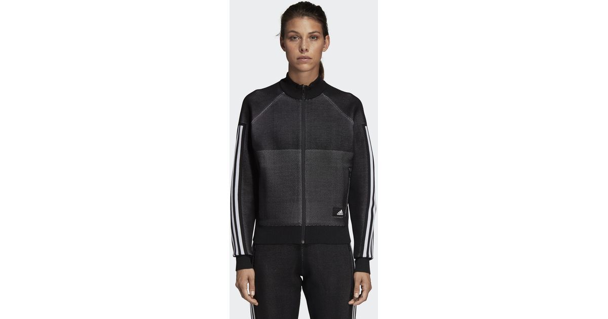 adidas knitted track top