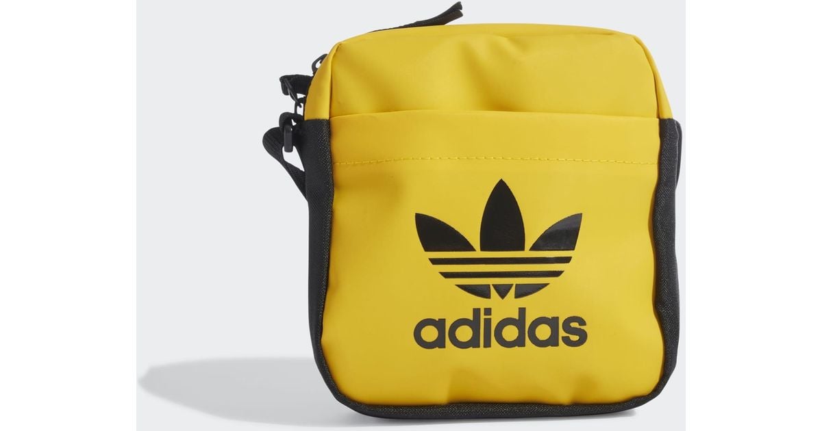 adidas Synthetic Adicolor Archive Festival Bag in Yellow | Lyst UK