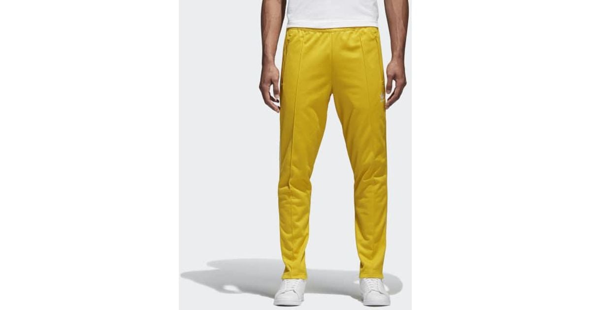 adidas bb track pants yellow