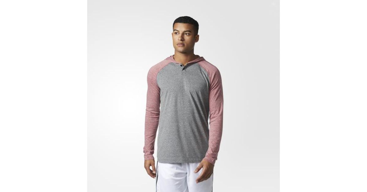 adidas called up hooded tee men's
