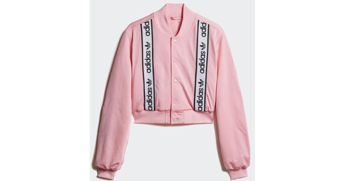 adidas pink bomber