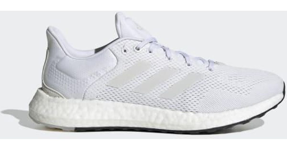 adidas Lace Pureboost 21 Shoes in White for Men - Lyst