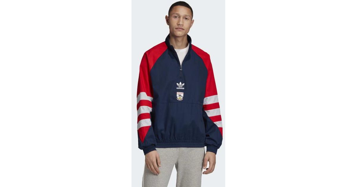 arsenal trefoil quarter zip