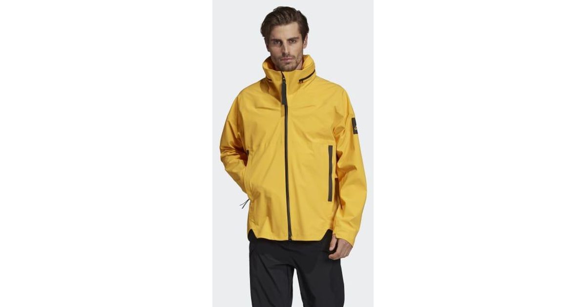 adidas yellow raincoat