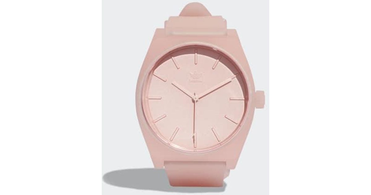 adidas pink watch