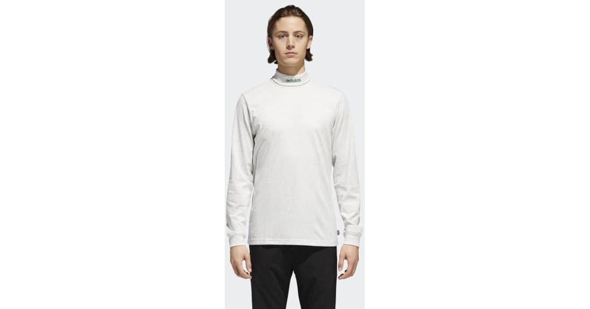 adidas long sleeve high collar tee