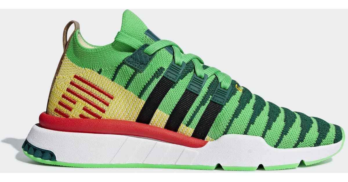 dragonball z eqt support mid adv primeknit shoes
