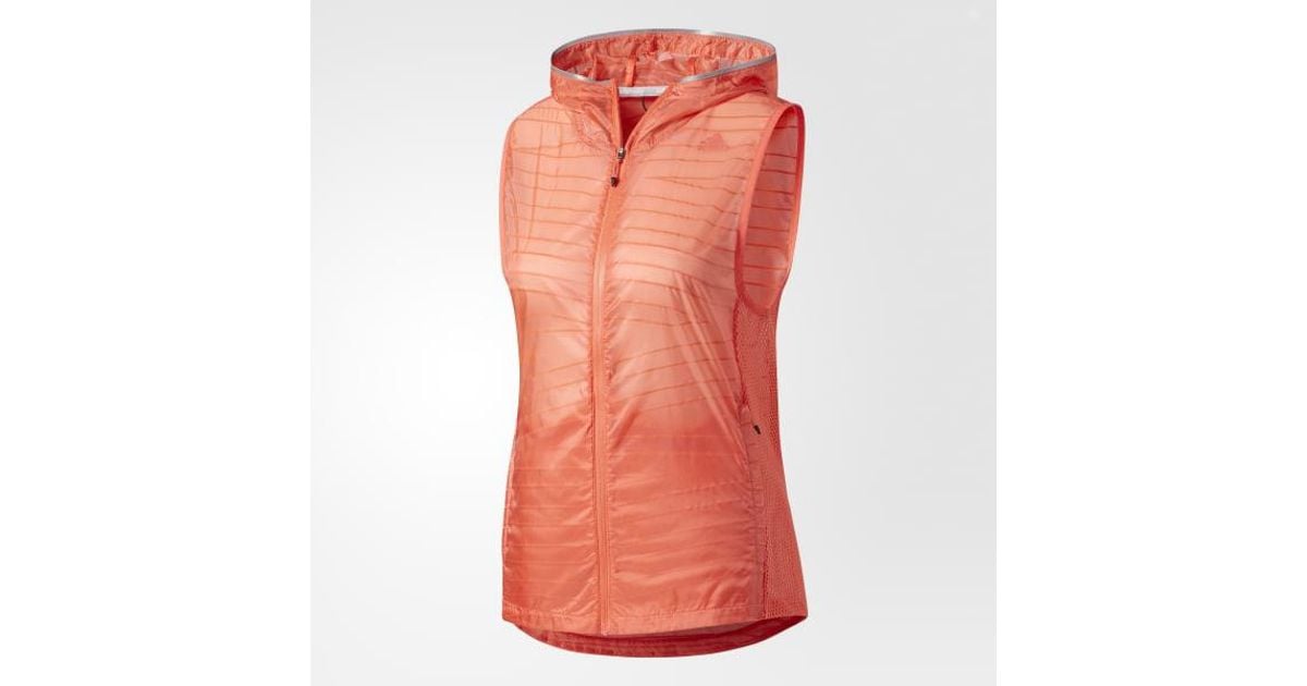 adidas orange vest