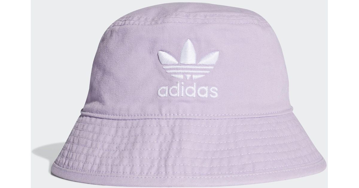 adidas Adicolor Bucket Hat in Purple Lyst