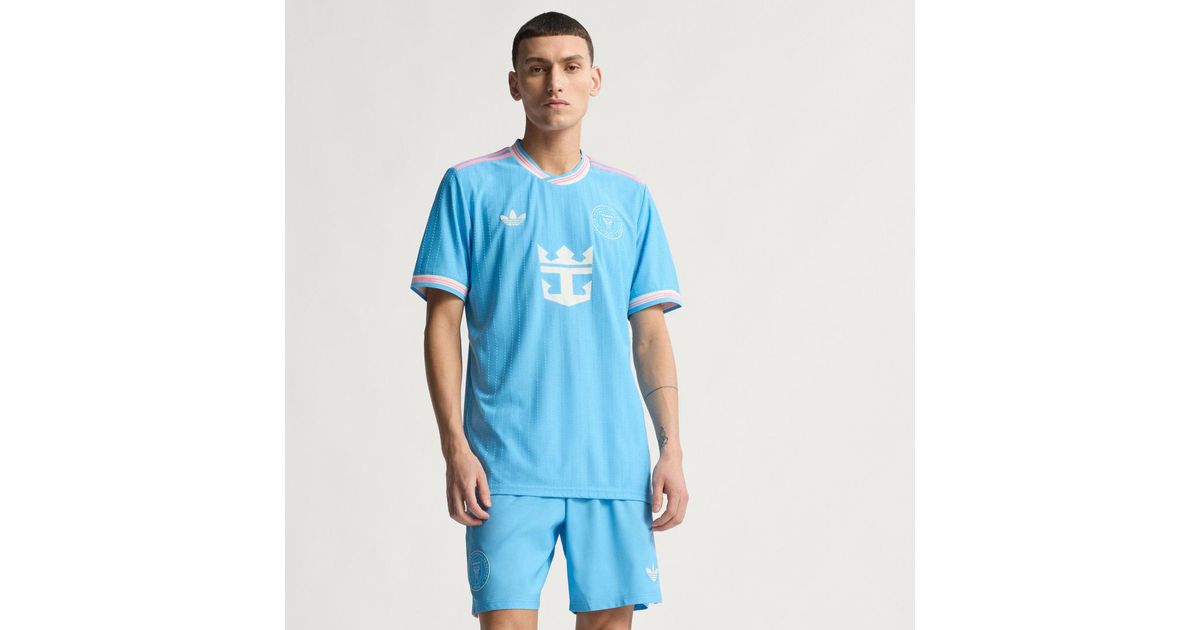 adidas Inter Miami Cf 25/26 Third Authentic Jersey in Blue for Men ...