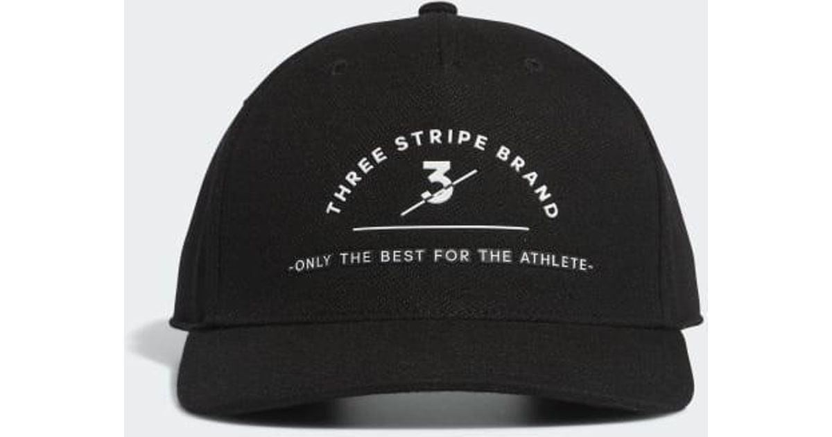 adidas three stripe hat