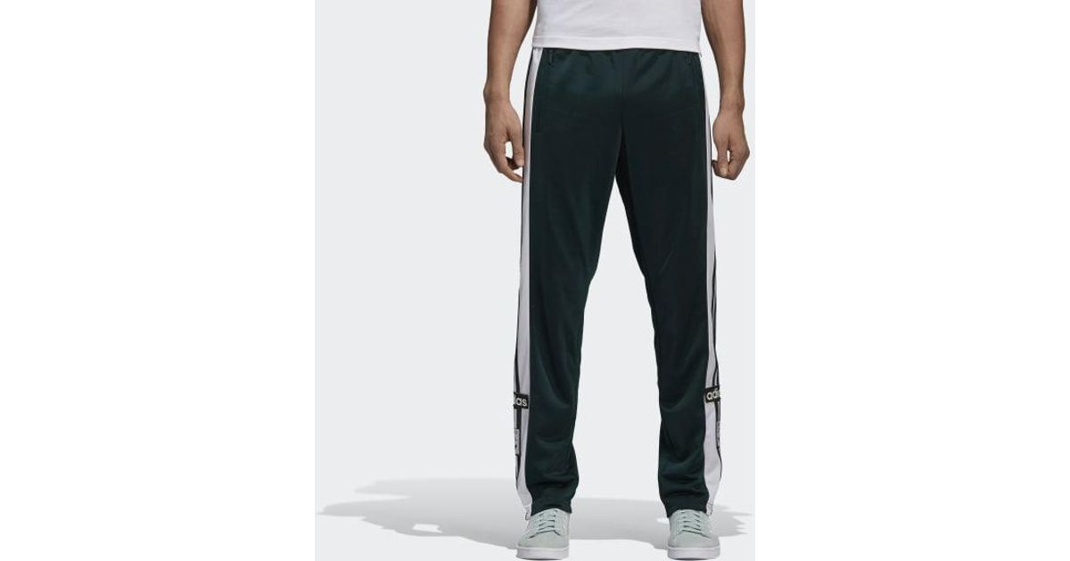 adibreak track pants green