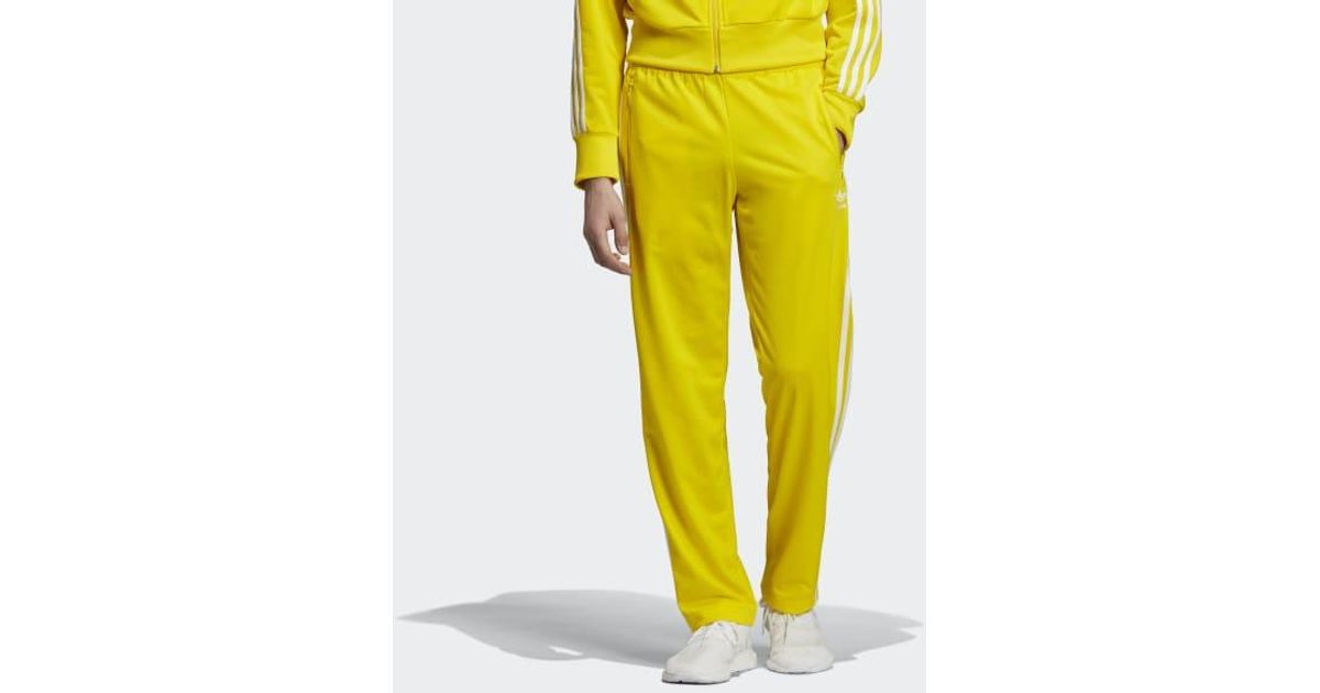 adidas firebird yellow
