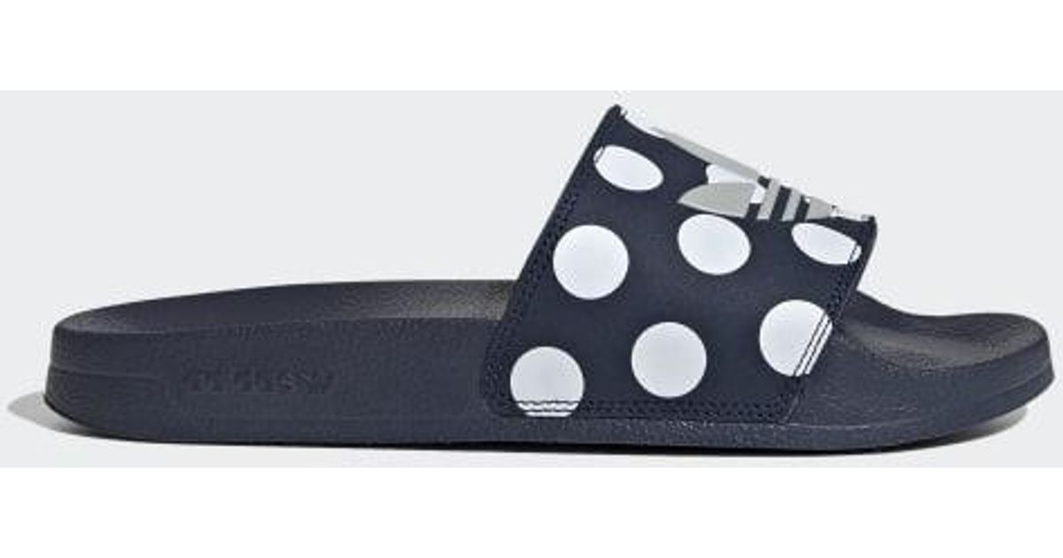 adidas polka dot slides