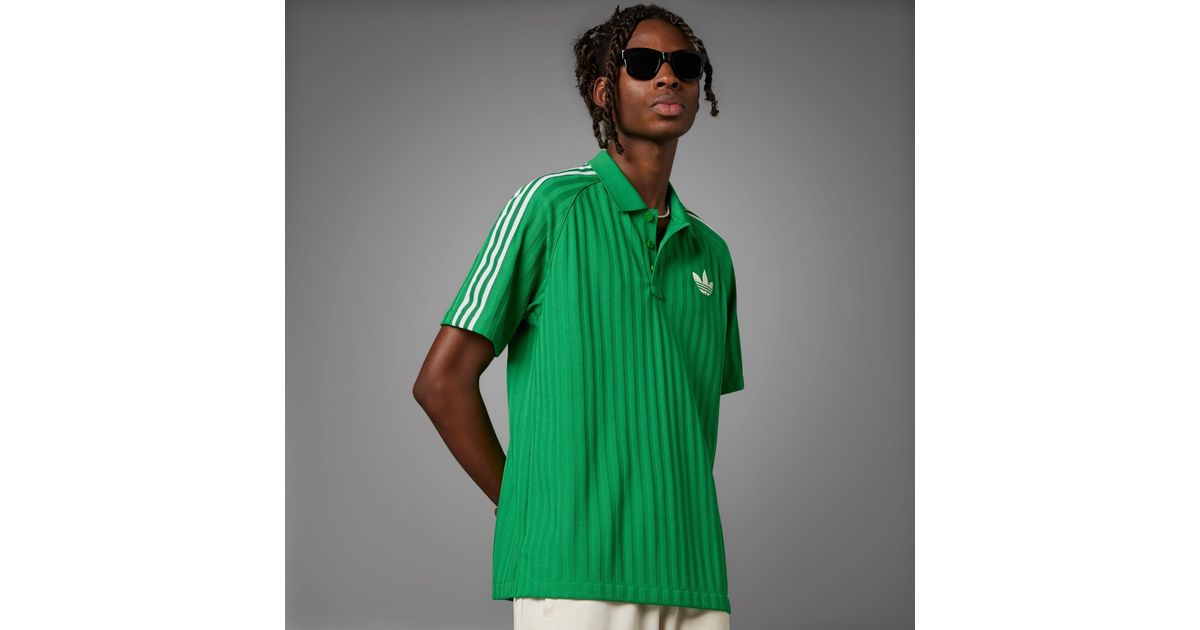 adidas Adicolor 70s Vintage Polo Shirt in Green for Men