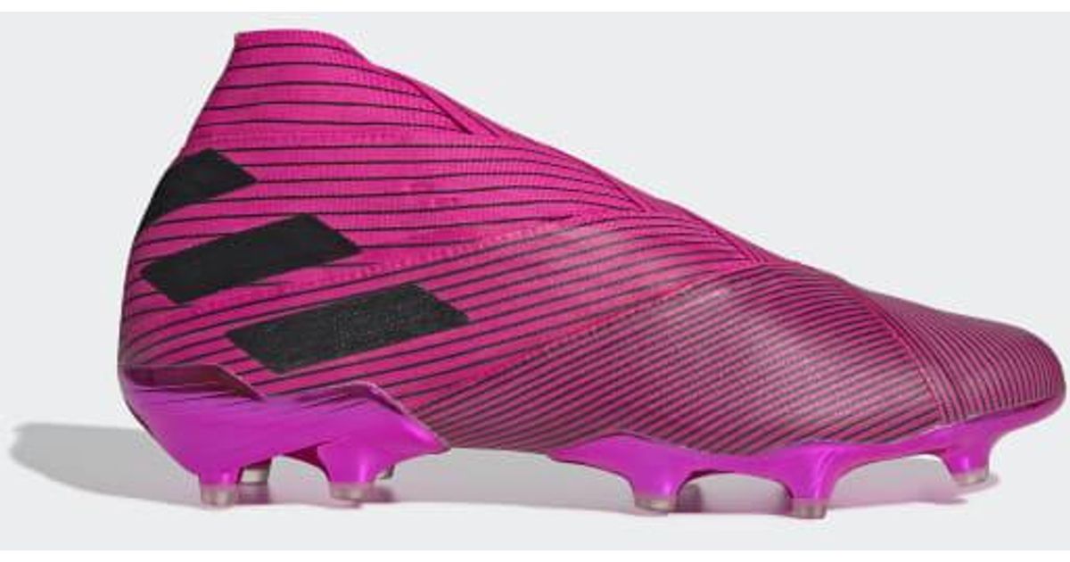 nemeziz 19 firm ground cleats pink