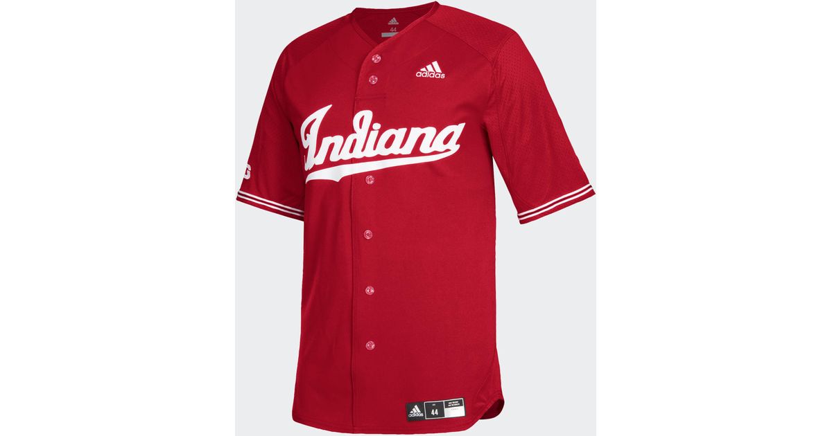 adidas Baseball Jersey Indiana in Red for Men Lyst
