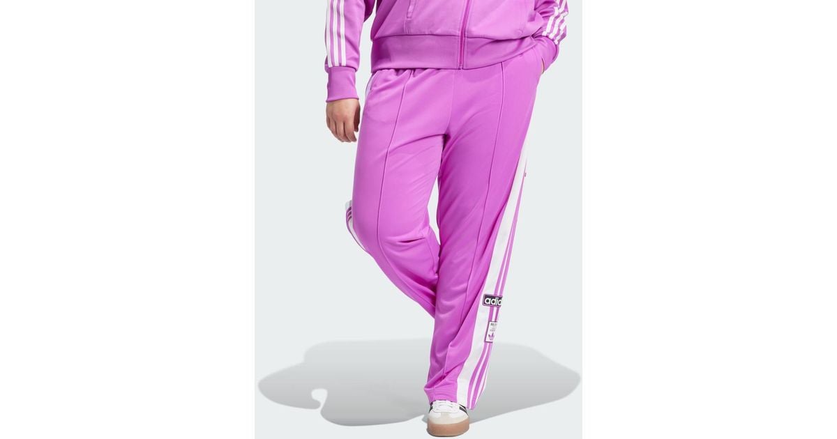 adidas Adibreak Tracksuit Bottoms (Plus Size) in Purple Lyst UK