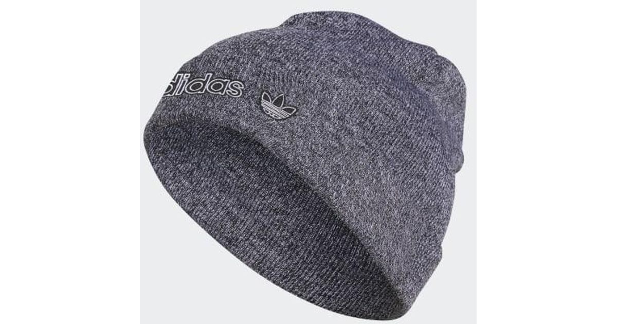 adidas grey beanie