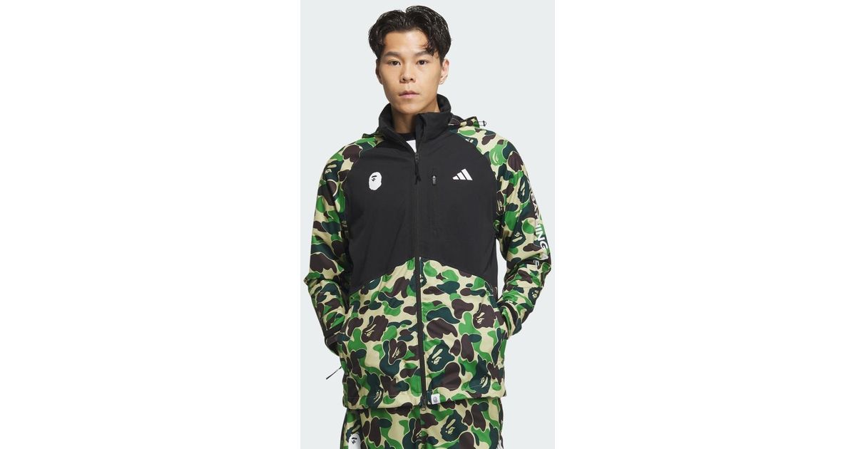 Veste BAPE x WIND.RDY adidas pour homme en coloris Vert | Lyst