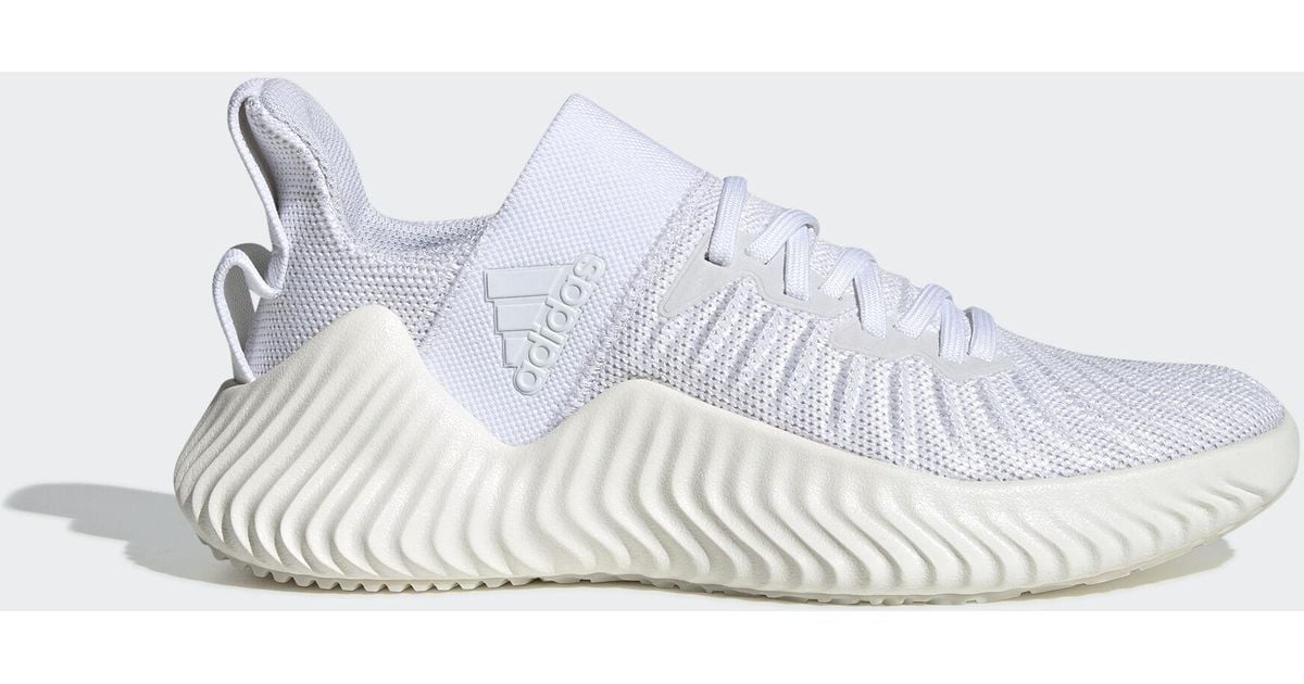 adidas Alphabounce Ex Trainer Shoes in White - Lyst