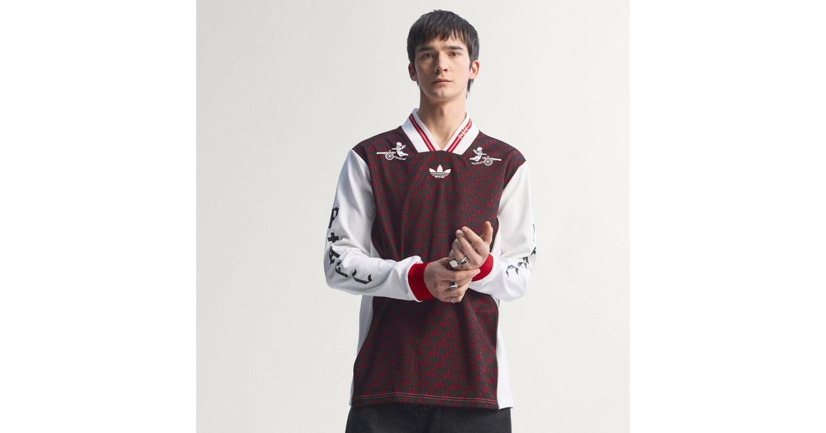 adidas Arsenal Fc Places+Faces Lifestyler Jersey in Red for Men