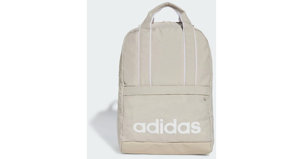 adidas Linear Essentials Backpack in White Lyst UK