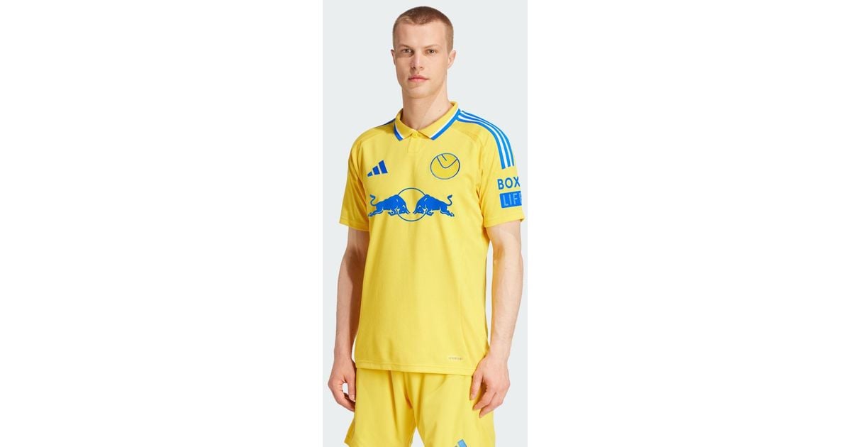 adidas Leeds United Fc 24/25 Away Jersey in Yellow for Men Lyst UK