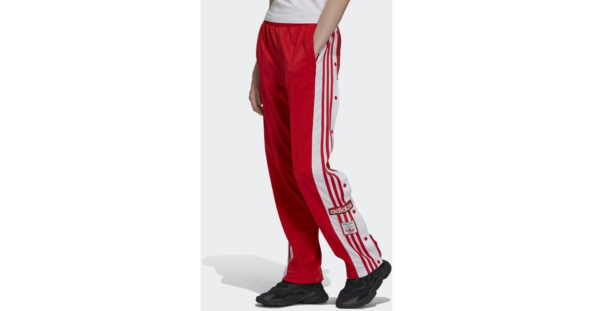 Pantalon de survêtement Adicolor Classics Adibreak adidas en coloris Rouge  | Lyst