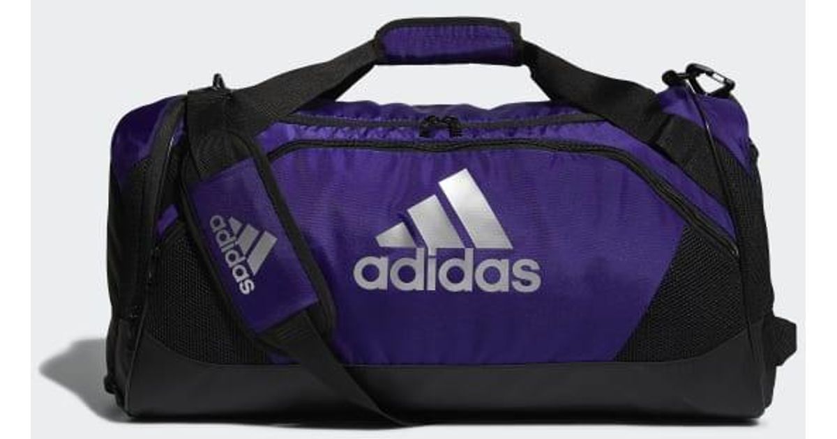 purple adidas duffle bag