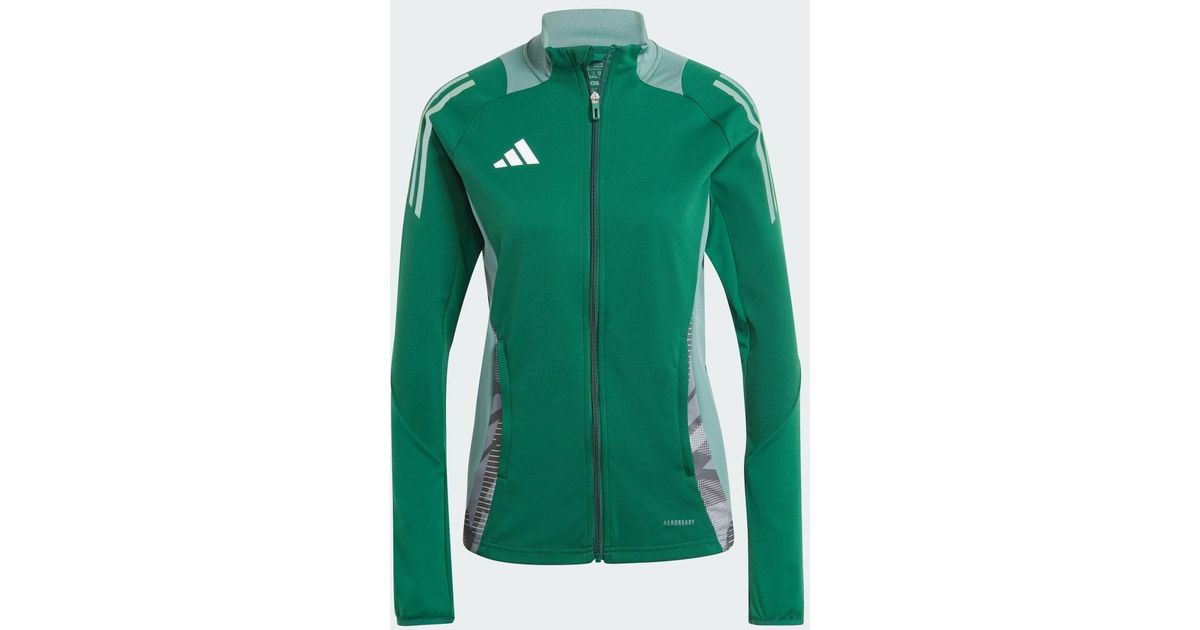 adidas Tiro 24 Competition Training Track Top in Green | Lyst UK