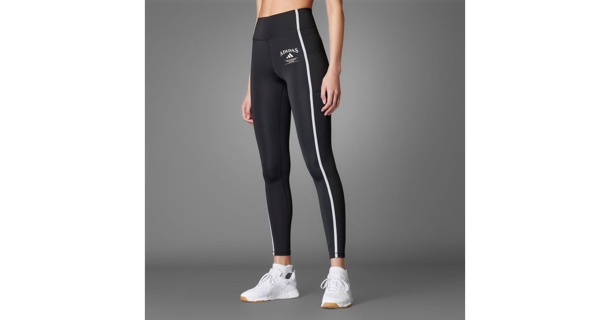 adidas Optime Heritage Full Length black Optime Full-Length