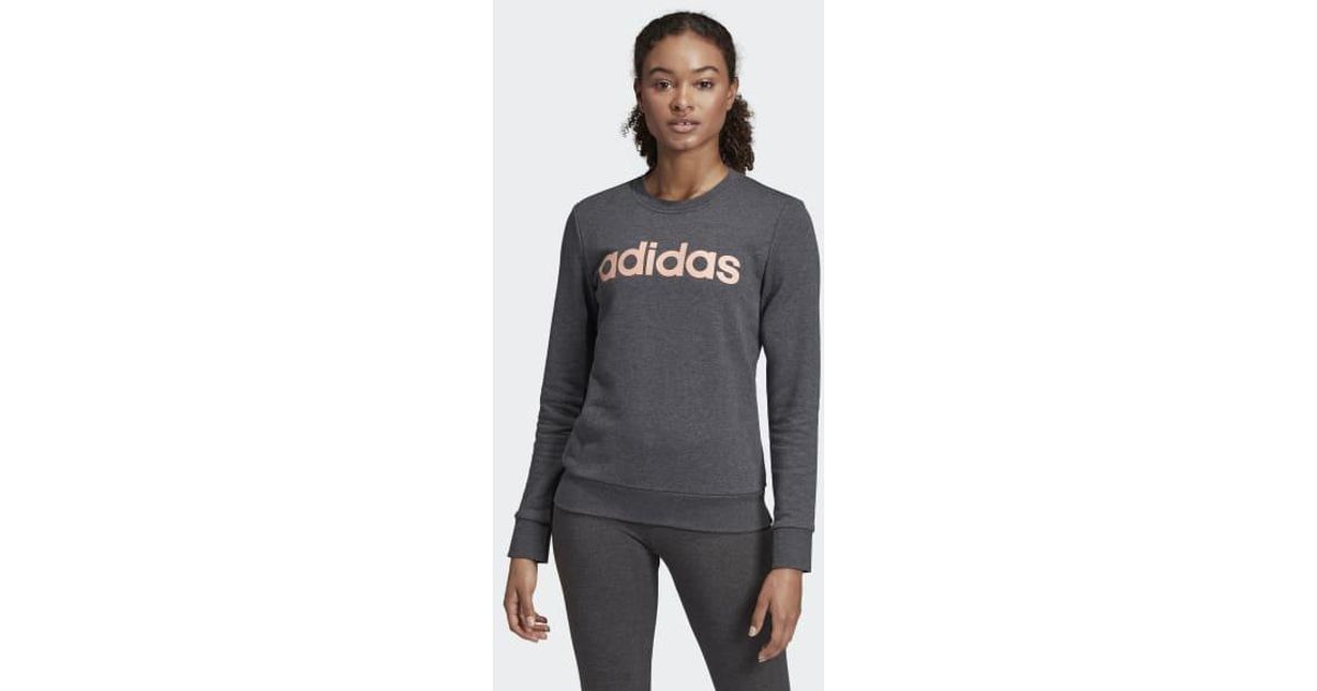 adidas essentials linear sweatshirt