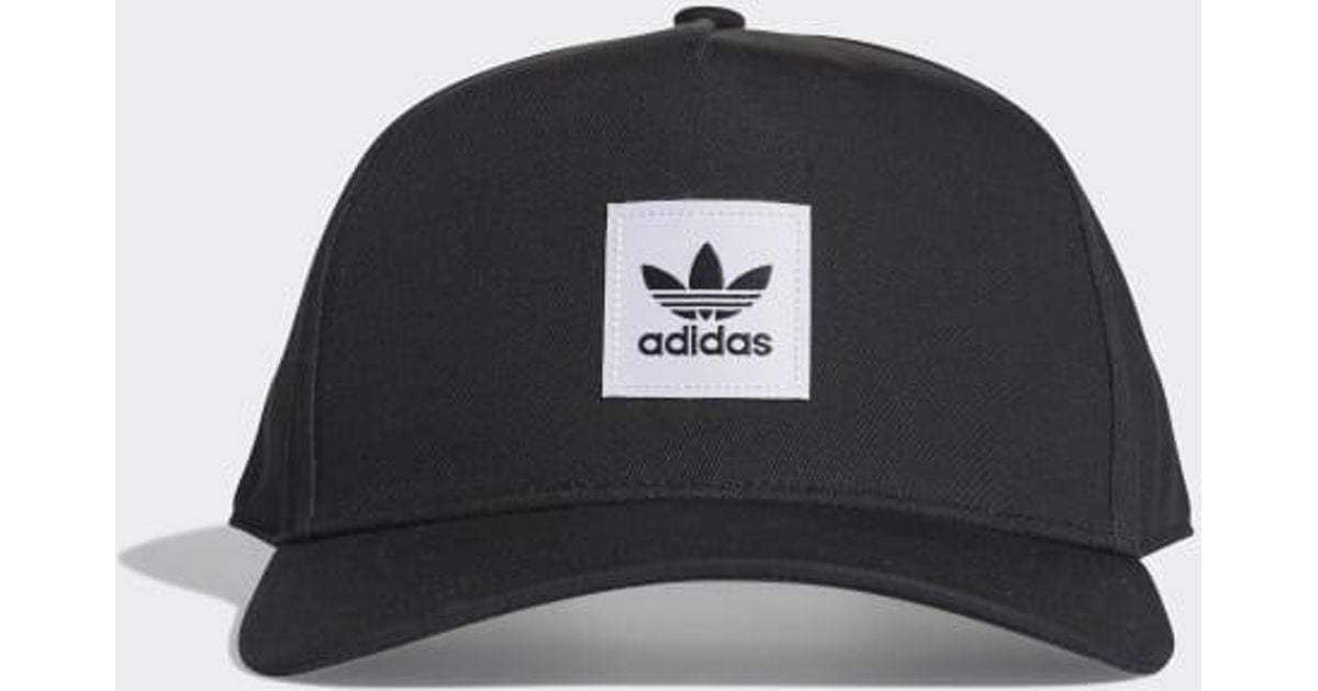 adidas Cotton A-frame Cap in Black - Lyst