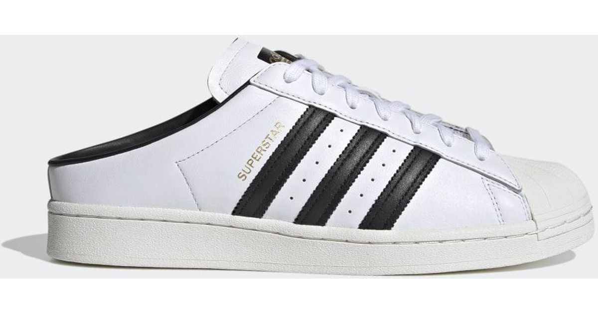 Zueco Superstar adidas de hombre de color Blanco | Lyst