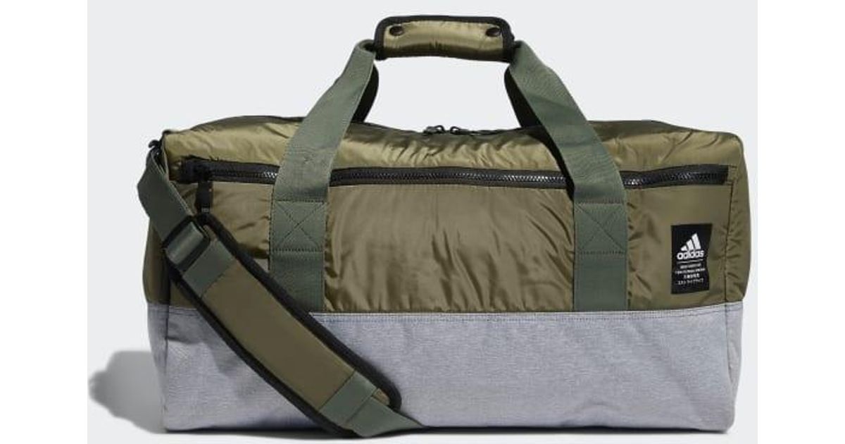 adidas Synthetic Amplifier Duffel Bag in Green for Men Lyst
