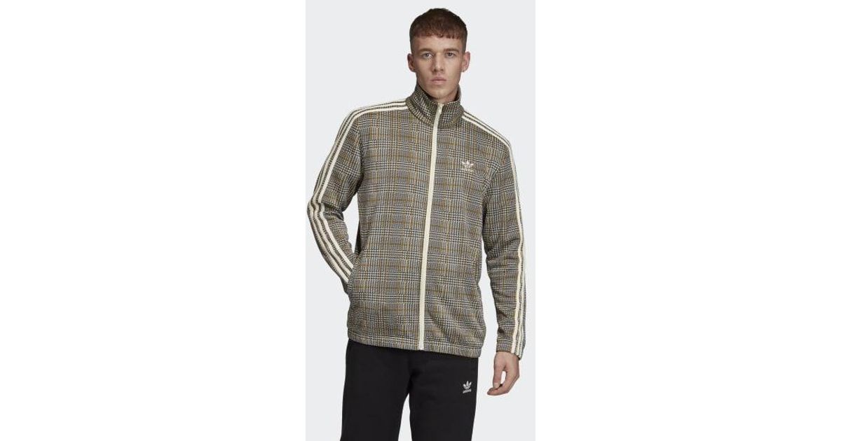 adidas Synthetic Tartan Track Top for Men - Lyst