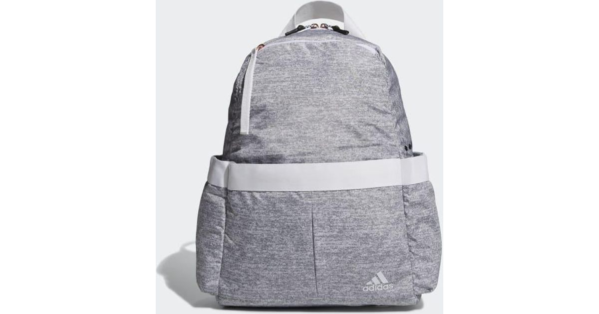 grey addidas backpack