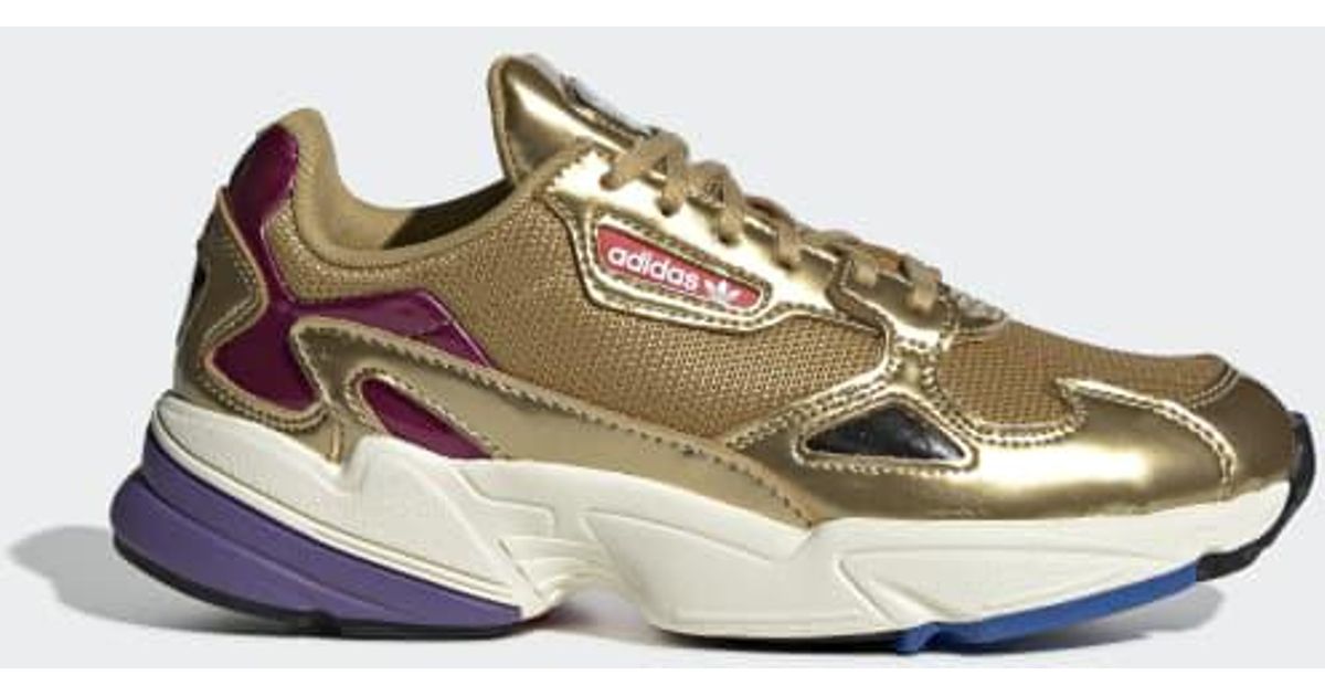 adidas originals new metallic gold falcon